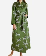 Hacks S05 Jean Smart Zebra Green Print Silk Robe