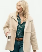 Dolly Weaver Tv Series Marshals S01 Ellyn Jameson Beige Shearling Jacket