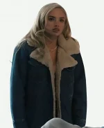 Oreana 2026 Dutton Ranch S01 Natalie Alyn Lind Blue Denim Sherpa Jacket