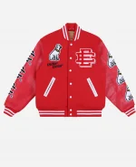 EE x Victor Victor 2026 Varsity Jacket - Red