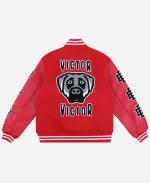 EE x Victor Victor 2026 Red Varsity Jacket