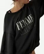 Off Campus S01 Hannah Wells Femme Sweatshirt - Black