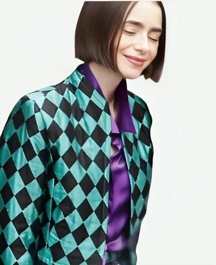 Lily Collins Emily In Paris S06 Cropped Jacket