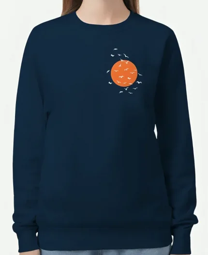 Emma Myers A Good Girl’s Guide to Murder Pip Fitz-Amobi Sun with Birds Sweatshirt