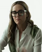 Erinn Hayes Tv Series Its Not Like That 2026 Lori Soto Leaf Print Blouse