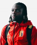 FIFA World Cup 2026 Belgium Adidas Tiro Windbreaker Travel Jacket - Red