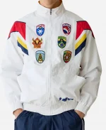 2026 FIFA World Cup Country Team Patches White Nylon Jacket