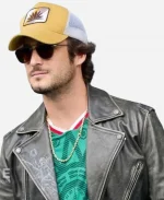 FIFA World Cup 2026 Diego Boneta Leather Biker Jacket