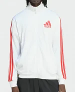 Unisex FIFA World Cup 2026 England White Track Top Jacket