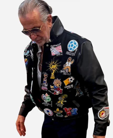 Jeff Hamilton Black Patchwork Jacket
