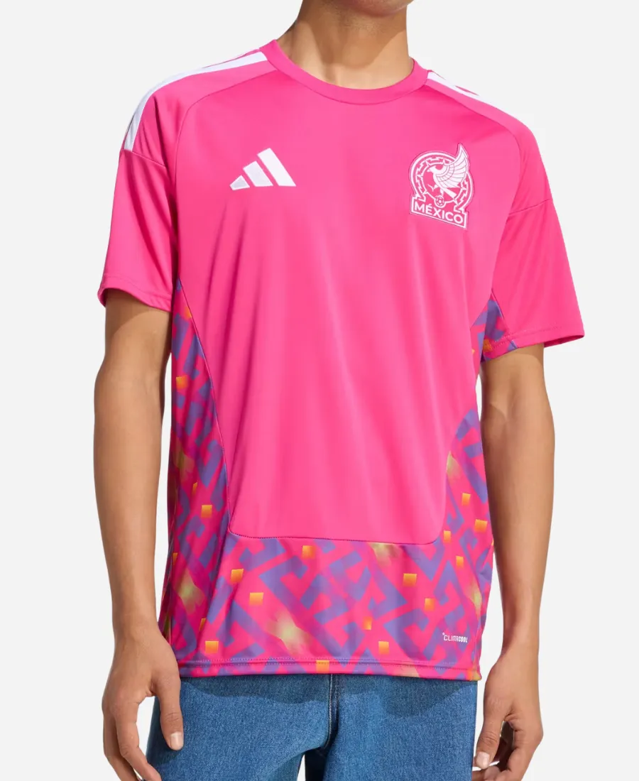 FIFA World Cup 2026 Mexico Goalkeeper Jersey Adidas FIFA World Cup 2026 Mexico Home Goalkeeper Pink Jersey