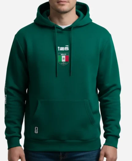 FIFA World Cup 26 Mexico Green Hoodie
