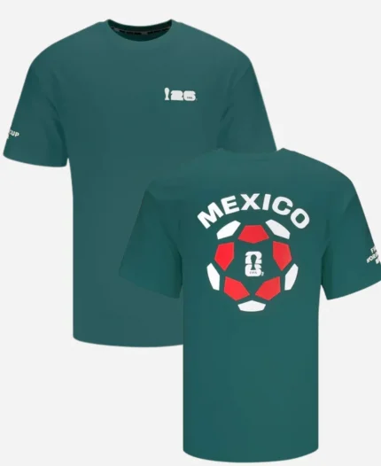 Mexico Team Dark Green Puff  T-Shirt