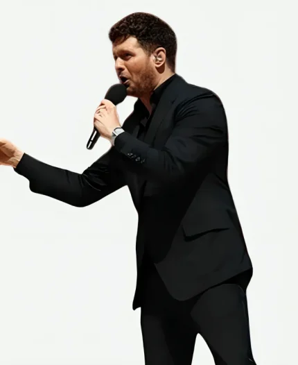 FIFA World Cup 2026 Opening Ceremony Michael Bublé Black Double-Breasted Suit