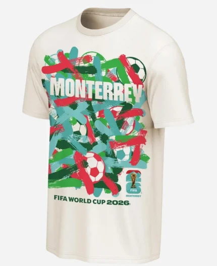 FIFA World Cup 2026 Host City Monterrey Homestyle T-Shirt - Cream