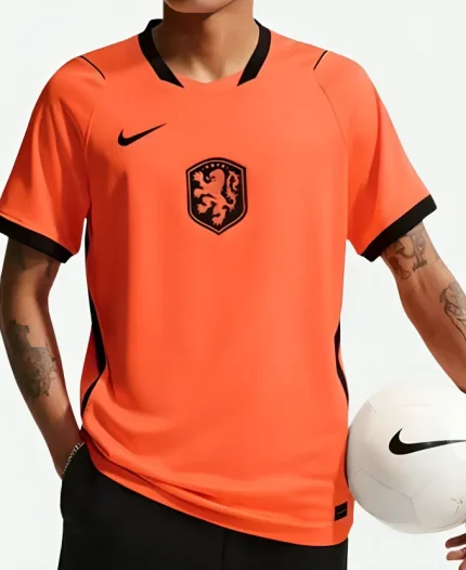 FIFA World Cup 2026 Netherlands Match Home Orange Jersey