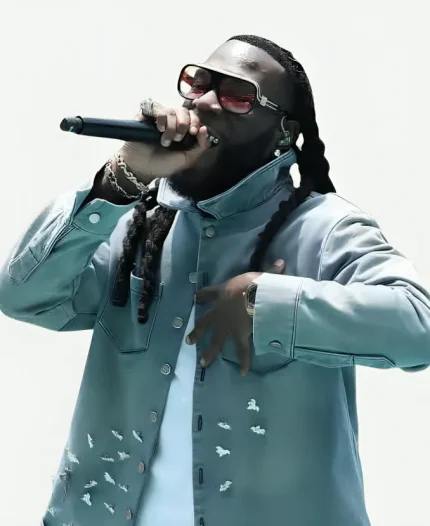 FIFA World Cup 2026 Opening Ceremony Burna Boy Blue Denim Jacket