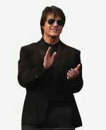 Tom Cruise 2026 FIFA World Cup Opening Ceremony Dark Brown Suede Blazer