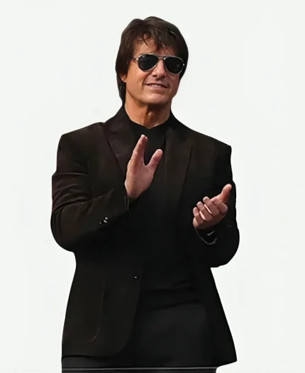 Tom Cruise 2026 FIFA World Cup Opening Ceremony Dark Brown Suede Blazer
