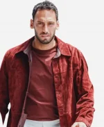 Turkey Team Suede Burgundy Leather Jacket