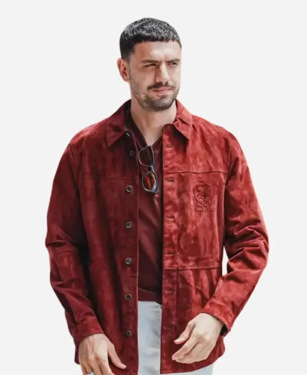 FIFA World Cup 2026 Türkiye National Football Team Suede Leather Jacket