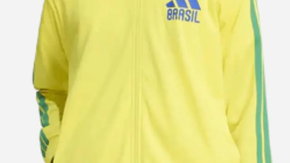 Adidas FIFA World Cup Brazil Yellow Track Top Full Zip Jacket