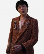 Chanel Dinner Event 2026 G-Dragon Brown Stripe Blazer