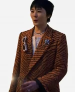 Kwon Ji-yong 2026 Chanel Métiers d’Art Show Event Brown Stripe Blazer