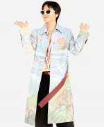 G-Dragon 2026 Chanel Métiers d'Art Light Blue Trench Coat