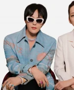 G-Dragon 2026 Light Blue Long Coat