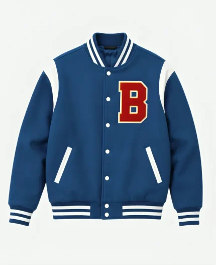 Off Campus S01 Garrett Graham Blue Varsity Jacket