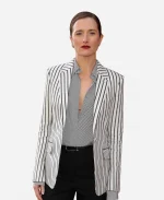 Grace Gummer Striped Blazer