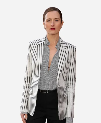 Grace Gummer Striped Blazer