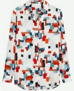 Jean Smart Hacks S05 Abstract Square Pattern Shirt