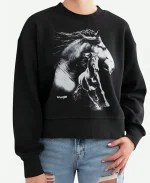 Kaitlin Olson Hacks S02 Black Horse Print Sweatshirt