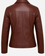 Hacks S05 Hannah Einbinder Brown Leather Jacket