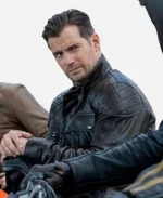 Henry Cavill In The Grey 2026 Leather Jacket