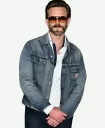 Eric Johnson I Will Find You NYC Premiere Blue Denim Jacket