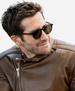 In The Grey 2026 Bronco Brown Leather Jacket