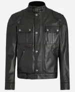 In The Grey 2026 Sid Black Leather Anthracite jacket