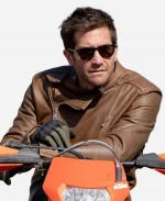 In The Grey 2026 Jake Gyllenhaal Leather Jacket