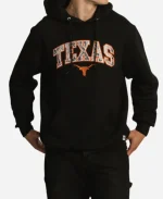 John Tucker Off Campus S01 Black TEXAS Print Hoodie