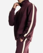 Jalen Thomas Brooks Off Campus S01 Brown Track Jacket