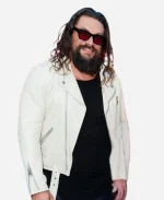 Supergirl DC Event LA Jason Momoa Biker Leather Jacket