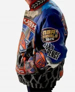 Jeff Hamilton New York Knicks 2026 NBA Championship Leather Jacket