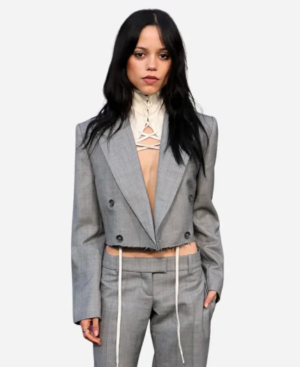 Emmy FYC 2026 Jenna Ortega Grey Blazer