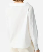 Office Romance 2026 Jackie Cruz Off Shoulder White Shirt