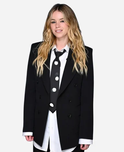 Alcock Double The Tonight Show Starring Jimmy Fallon S13 Milly Breasted Black Oversized Blazer