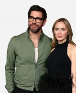 John Krasinski Tom Clancy’s Jack Ryan Ghost War World 2026 NYC Premiere Green Jacket