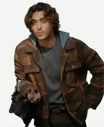 John Logan Off Campus S01 Antonio Cipriano Plaid Hooded Jacket